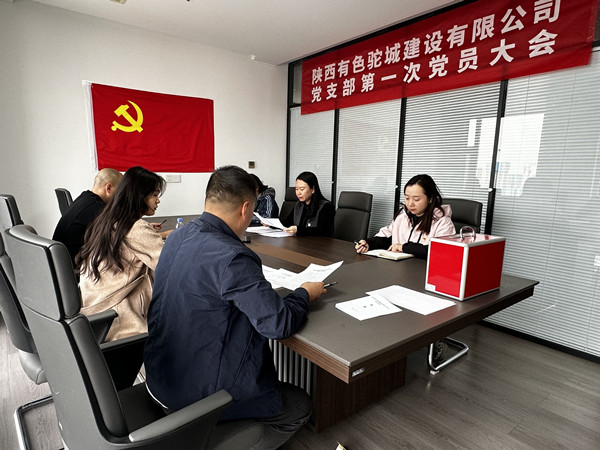 凝心聚力啟新程，有色駝城黨支部正式成立！